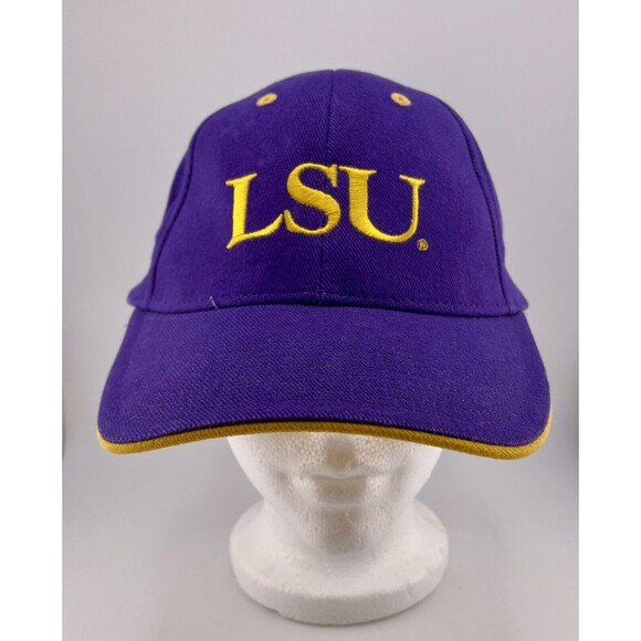 LSU  Tigers Hat Cap Strapback Officially Licensed Purple Yellow - Picture 1 of 5